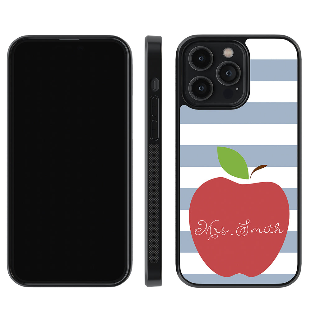 Teachers Appreciation Gift Apple Bars Personalized Apple iPhone Case