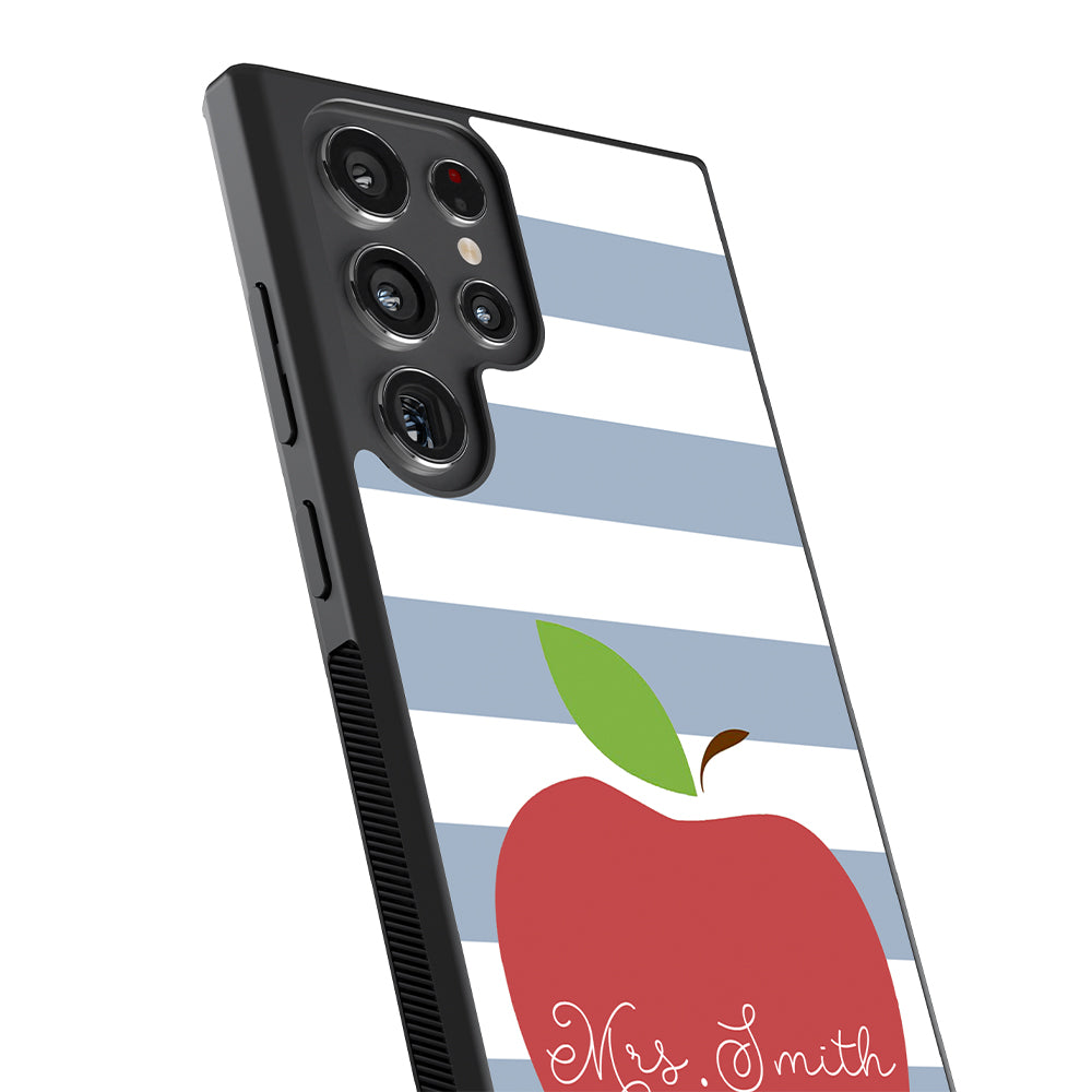 Teachers Appreciation Gift Apple Bars Personalized Samsung Phone Case