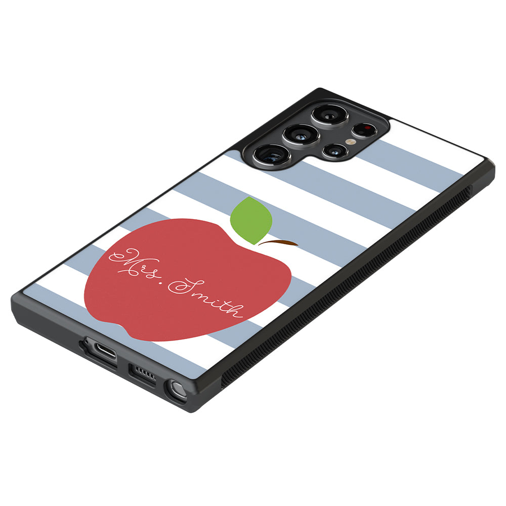 Teachers Appreciation Gift Apple Bars Personalized Samsung Phone Case
