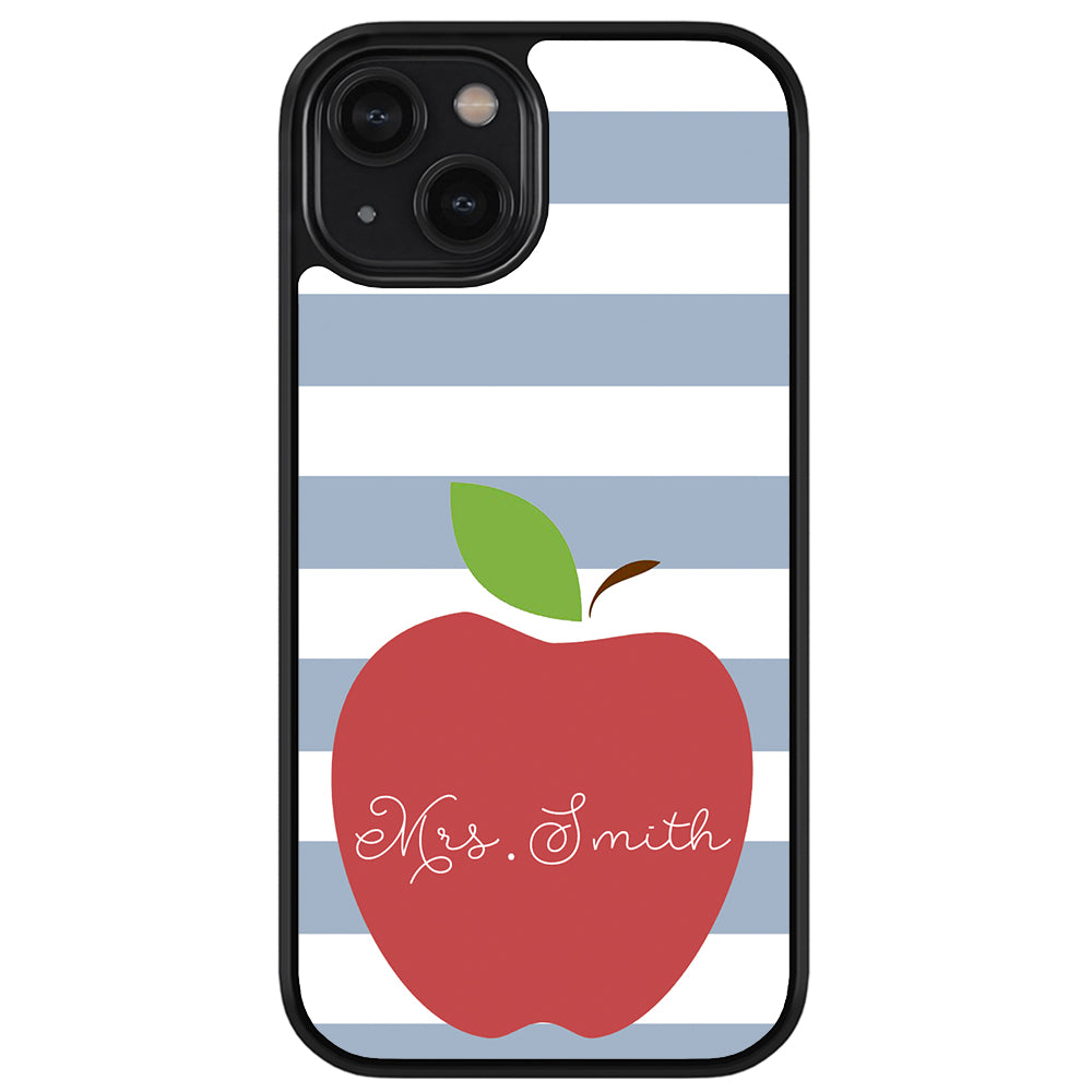 Teachers Appreciation Gift Apple Bars Personalized Apple iPhone Case