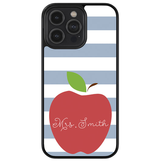 Teachers Appreciation Gift Apple Bars Personalized Apple iPhone Case