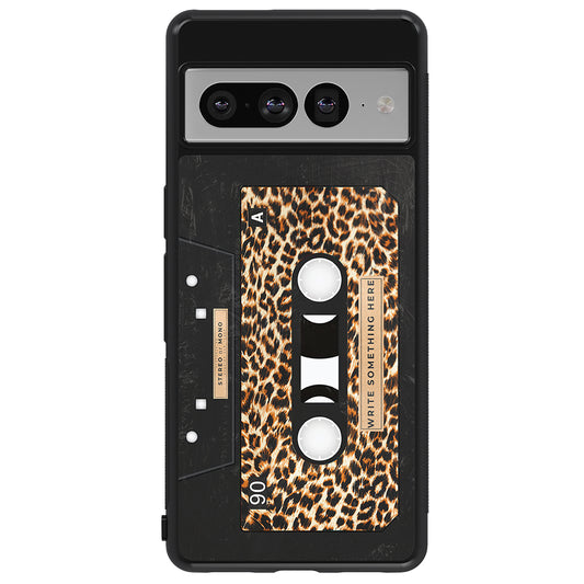 Leopard Skin Cassette Tape Personalized | Google Phone Case