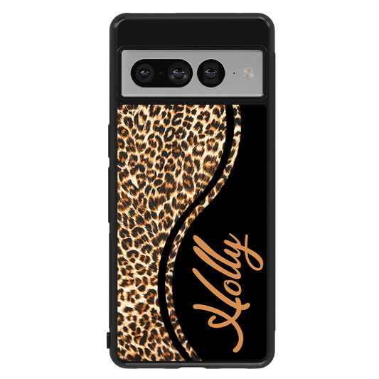 Leopard Curvy Personalized Google Phone Case