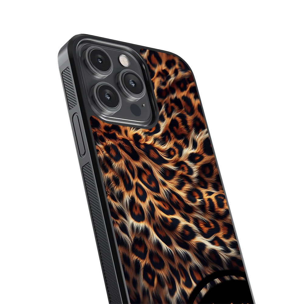Leopard Realistic Animal Skin Personalized Apple iPhone Case