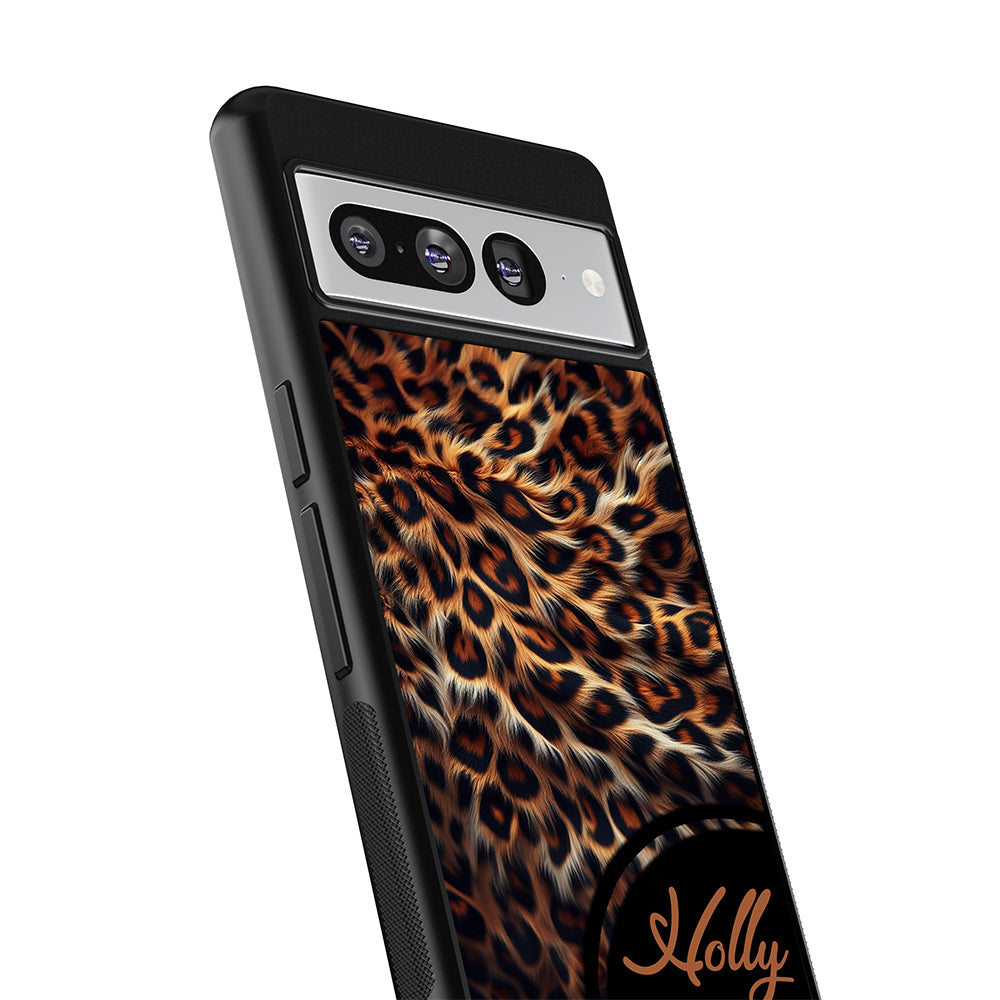 Leopard Realistic Animal Skin Personalized Google Phone Case
