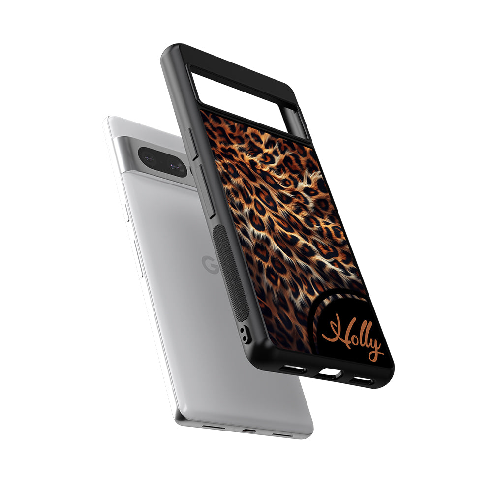 Leopard Realistic Animal Skin Personalized Google Phone Case