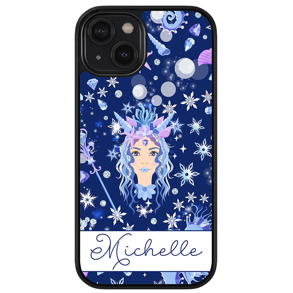 Goddess Mermaid Princess Personalized Apple iPhone Case