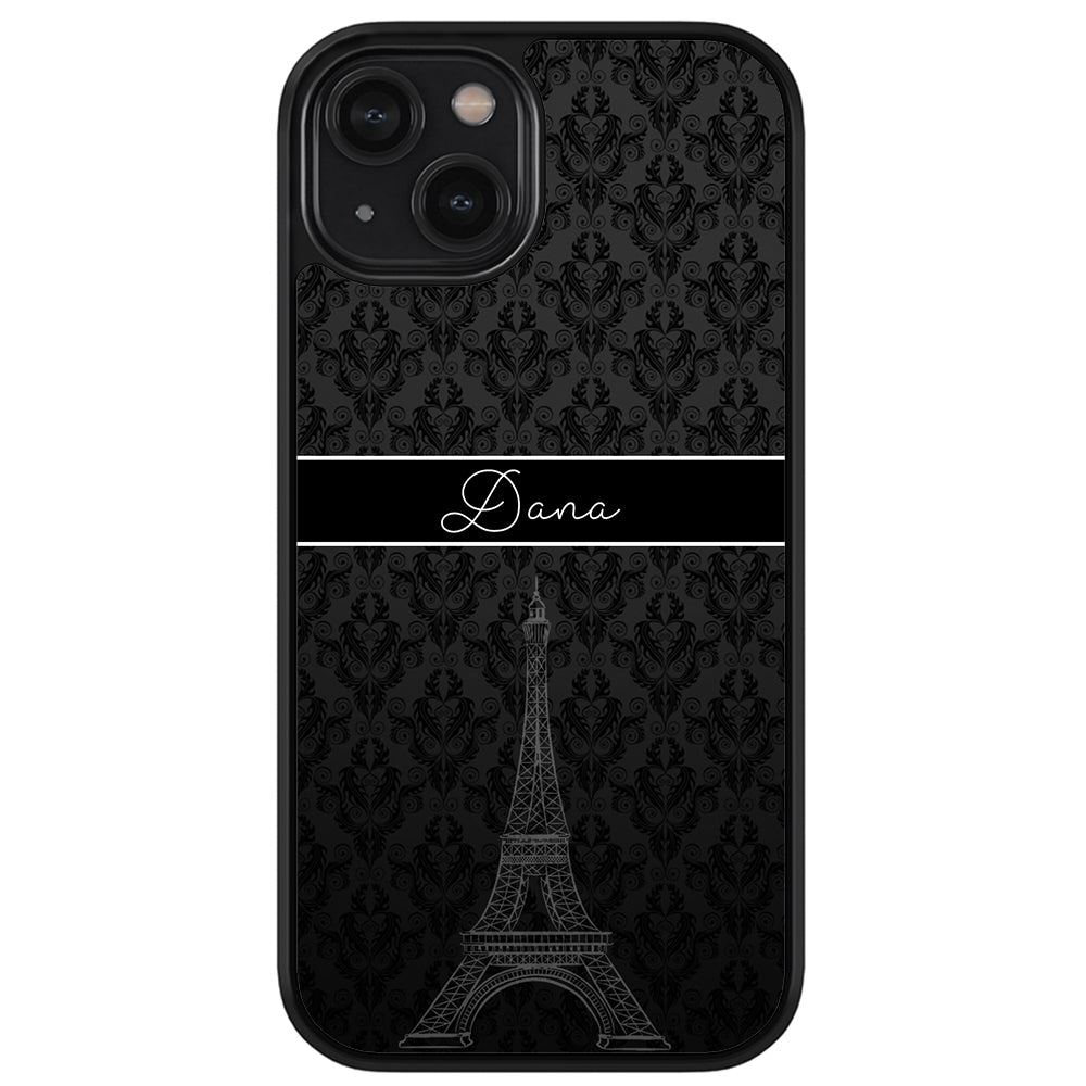 Paris Eiffel Tower Personalized Apple iPhone Case