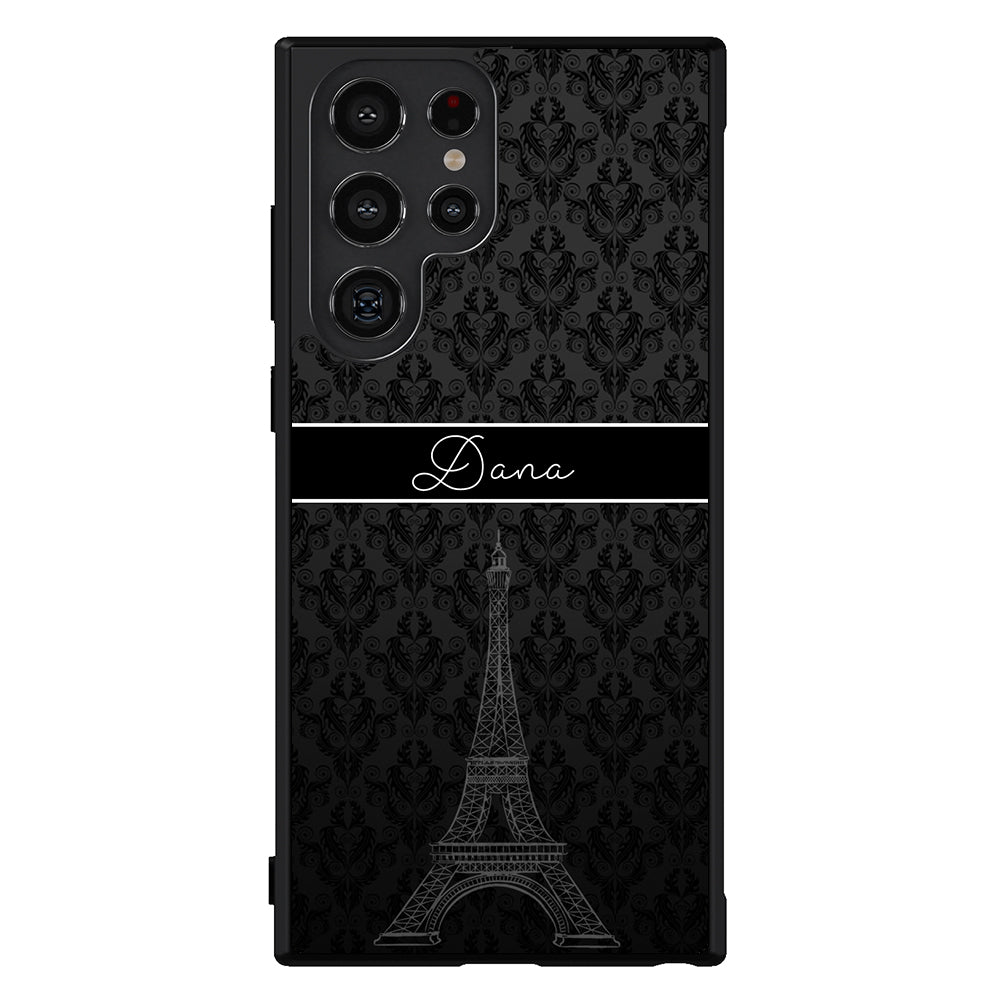 Paris Eiffel Tower Personalized Samsung Phone Case