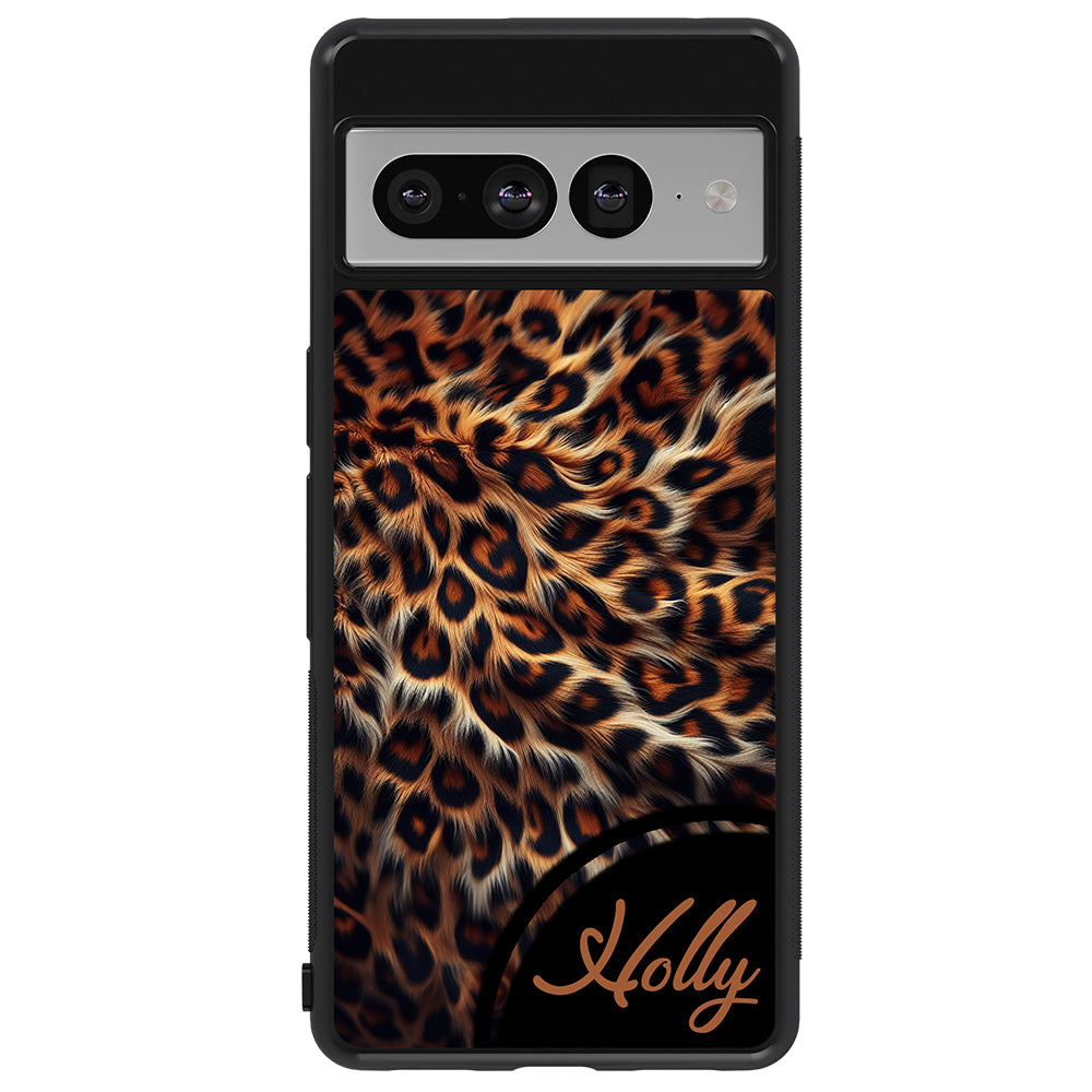 Leopard Realistic Animal Skin Personalized Google Phone Case