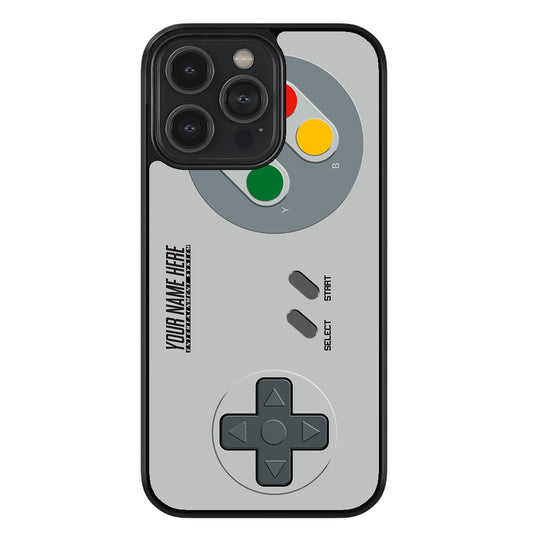 Retro Super Handheld Gaming Console Personalized Apple iPhone Case