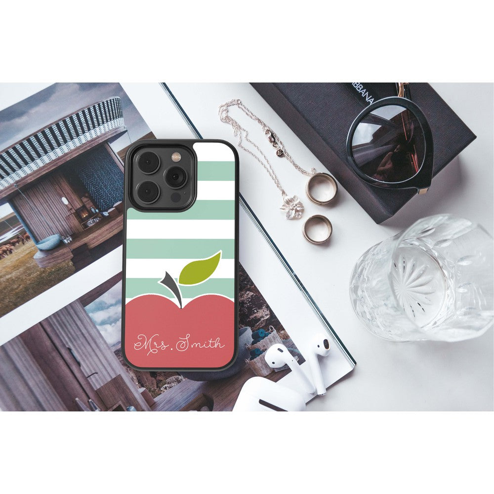 Teachers Day Gift Apple Bars Personalized Apple iPhone Case