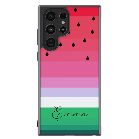 Watermelon Gradient Personalized Samsung Phone Case