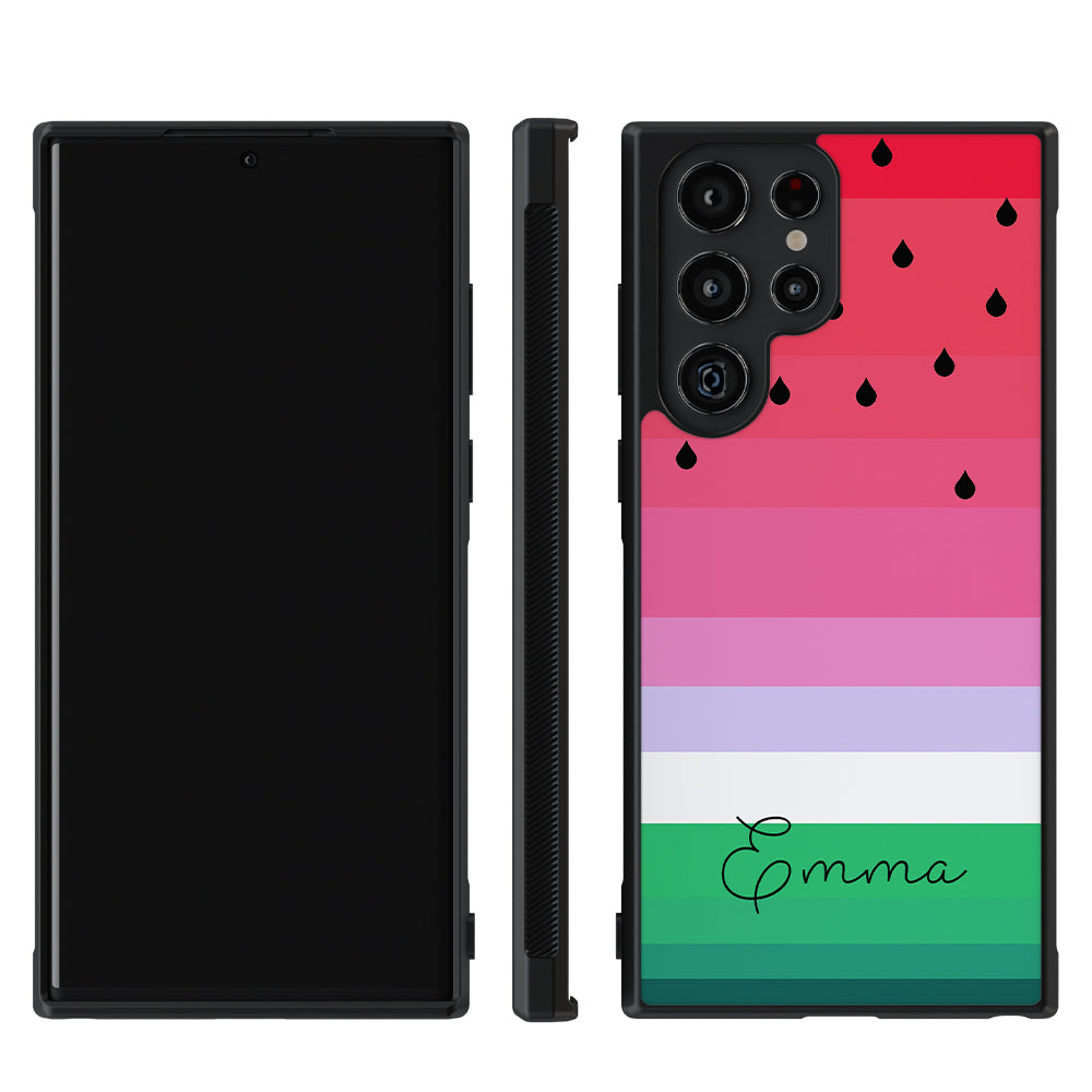 Watermelon Gradient Personalized Samsung Phone Case