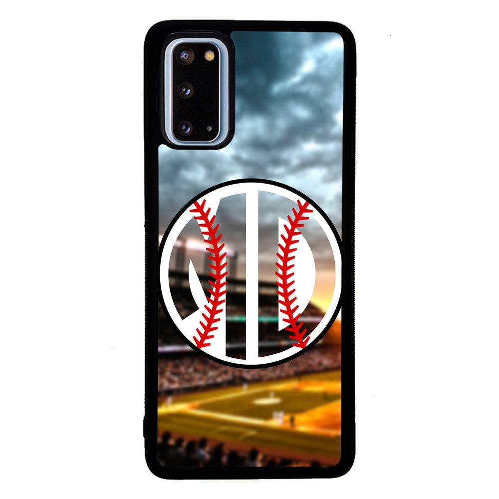Baseball Monogram | Samsung Phone Case