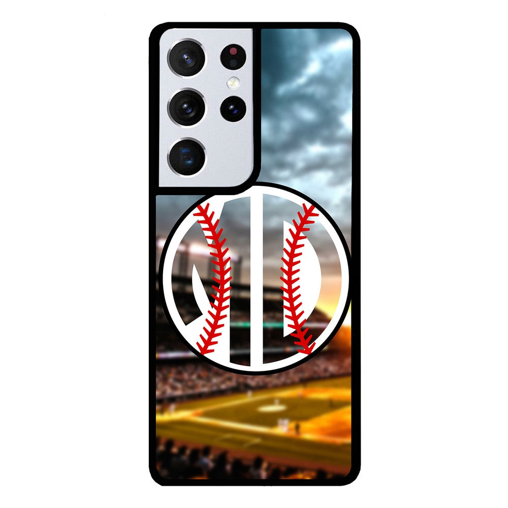 Baseball Monogram | Samsung Phone Case