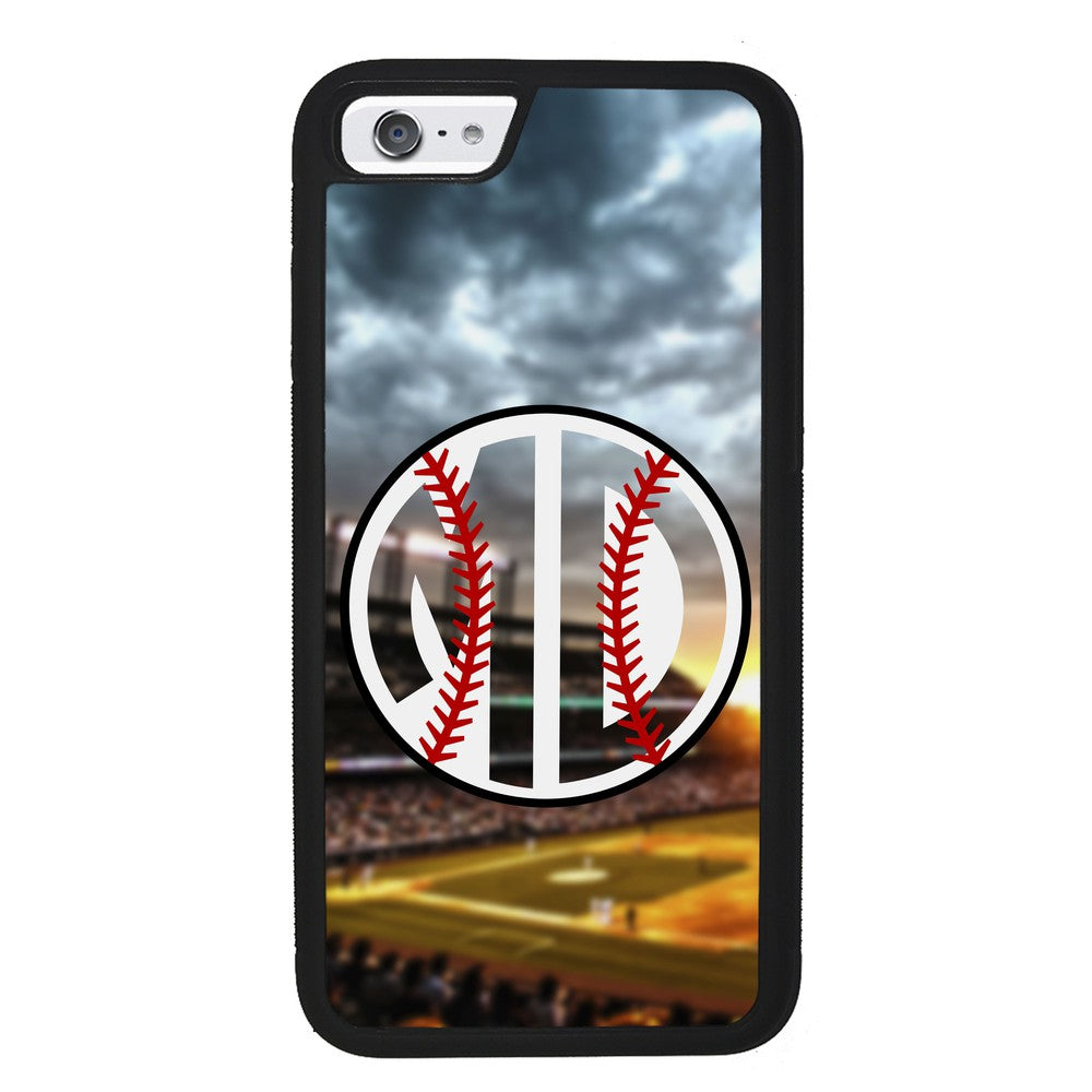 Baseball Monogram | Apple iPhone Case