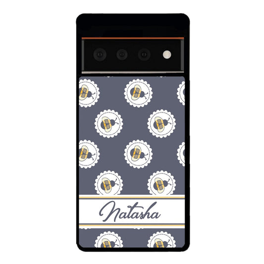 Blue Honey Bumble Bee Personalized | Google Phone Case