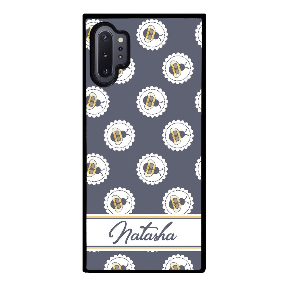 Blue Honey Bumble Bee Personalized | Samsung Phone Case