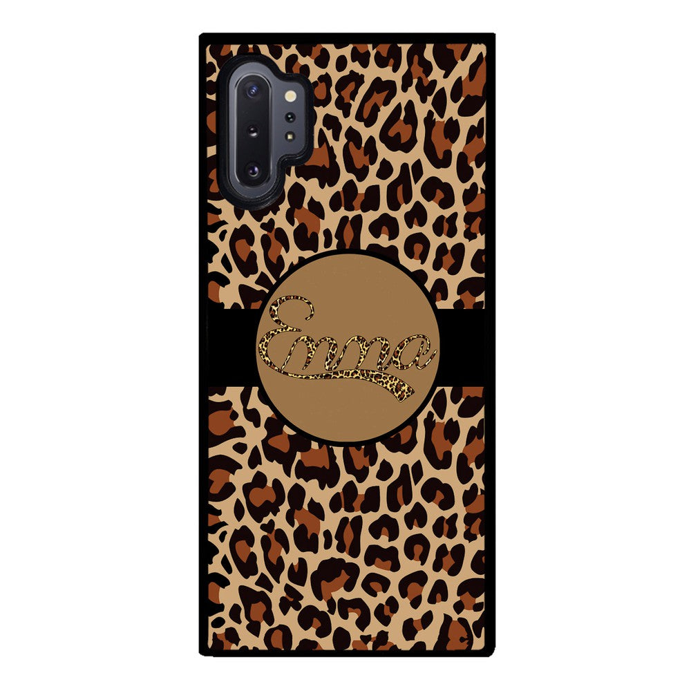 Brown Leopard Skin Personalized | Samsung Phone Case