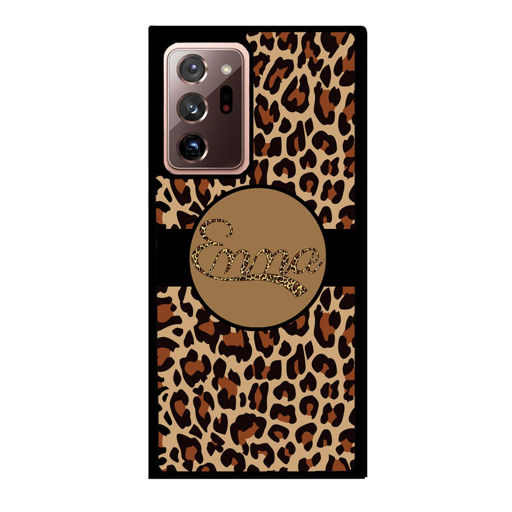 Brown Leopard Skin Personalized | Samsung Phone Case