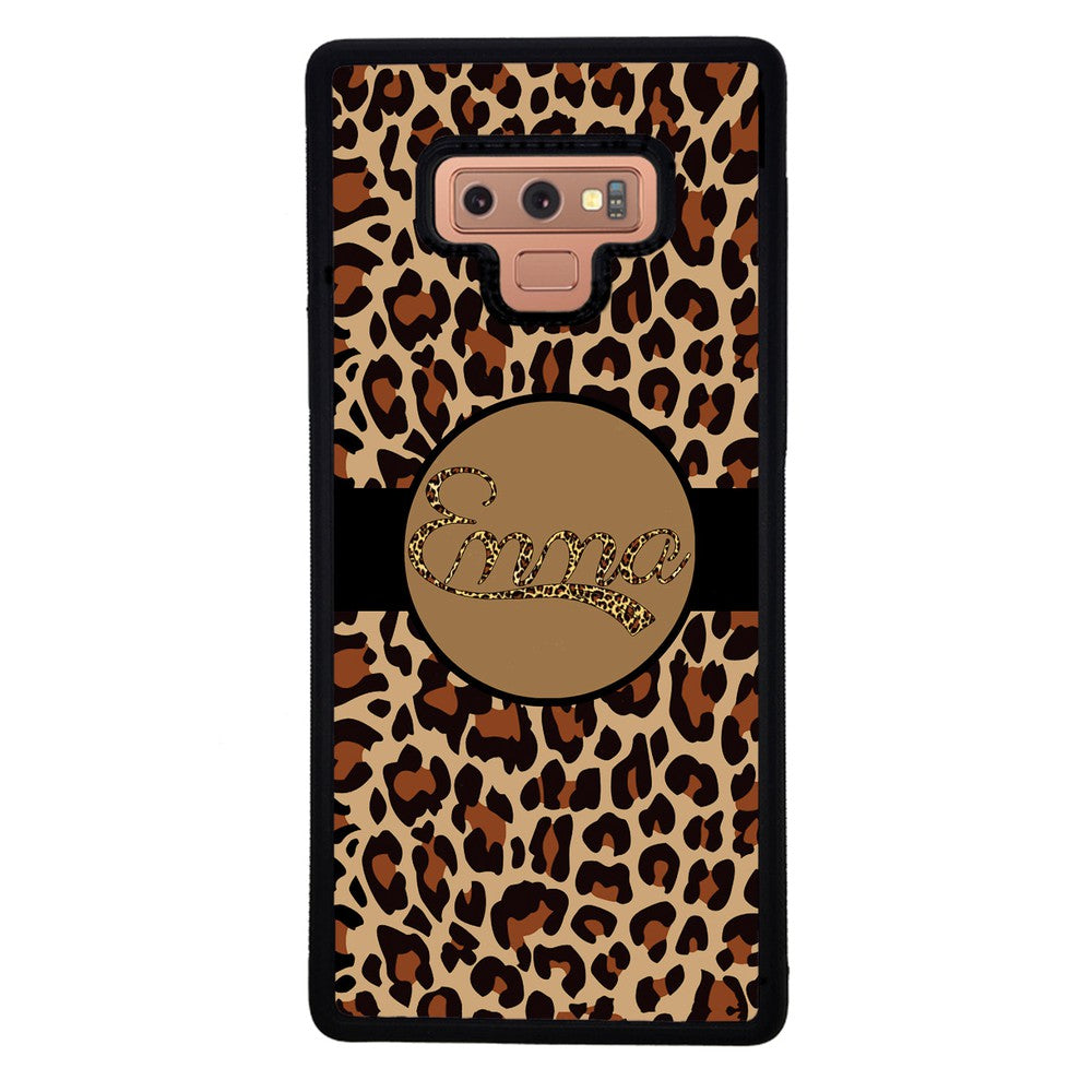 Brown Leopard Skin Personalized | Samsung Phone Case