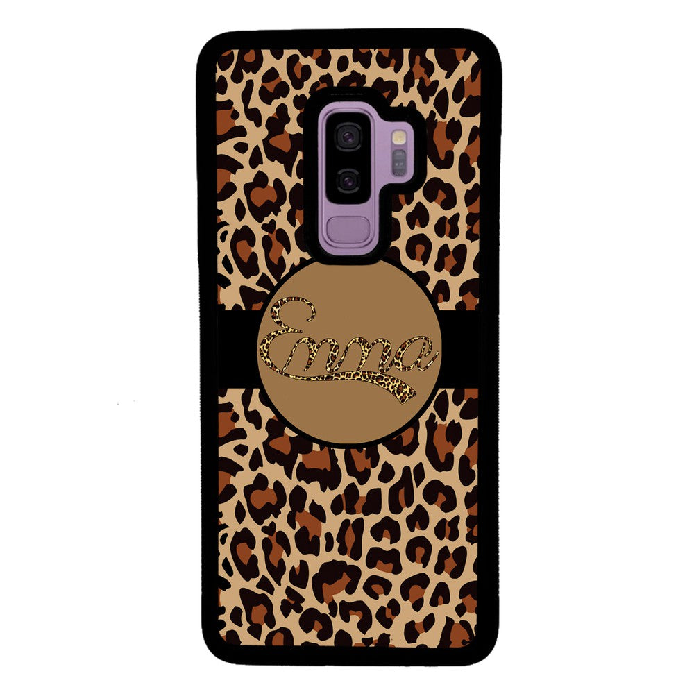Brown Leopard Skin Personalized | Samsung Phone Case