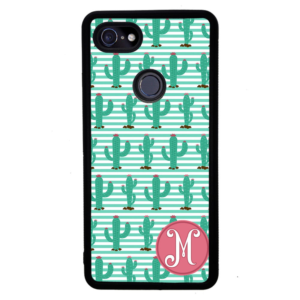 Cute Cactus Initial | Google Phone Case