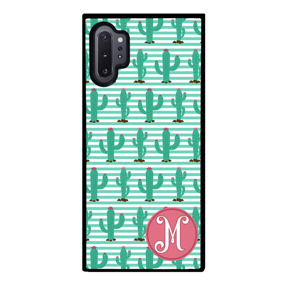 Cute Cactus Initial | Samsung Phone Case