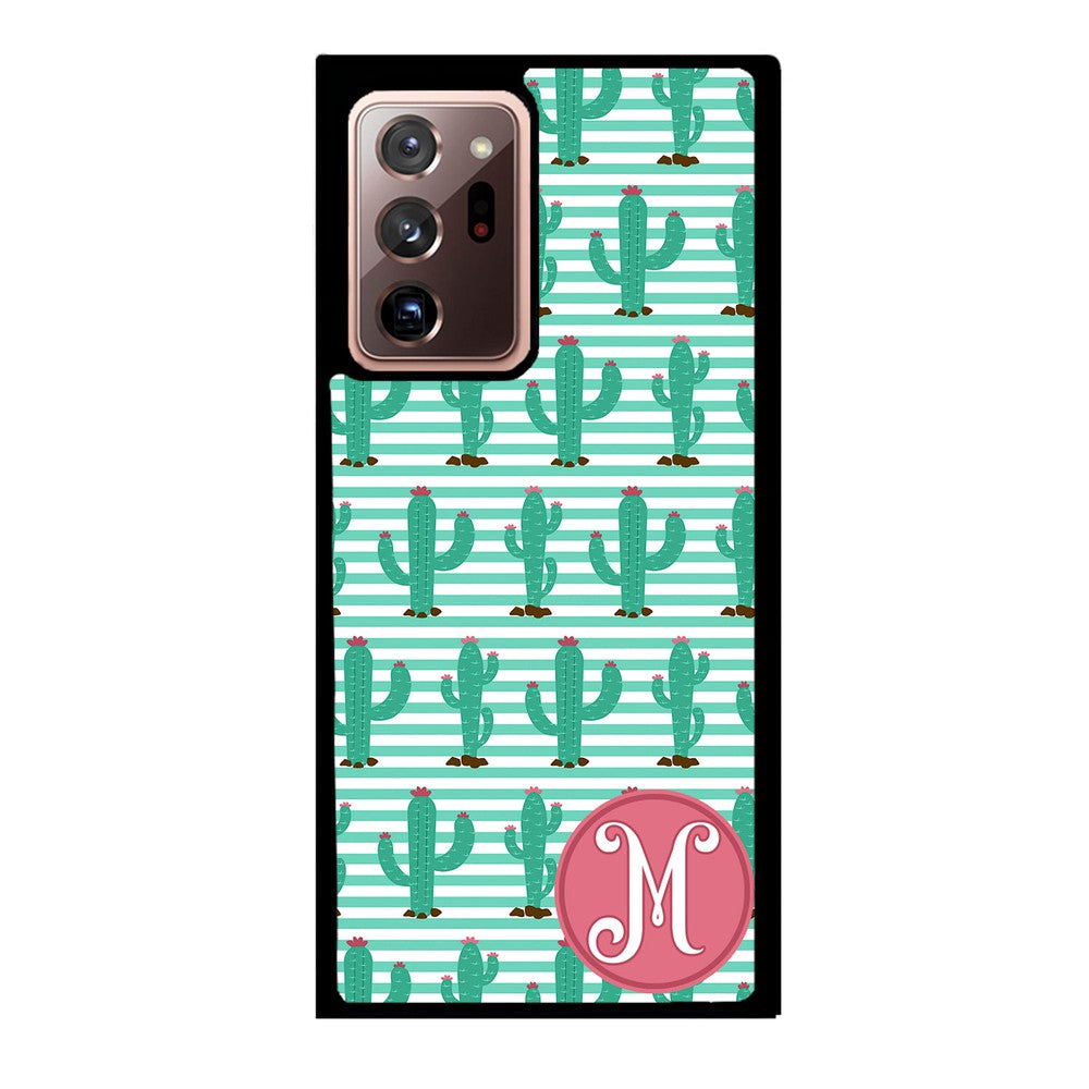 Cute Cactus Initial | Samsung Phone Case