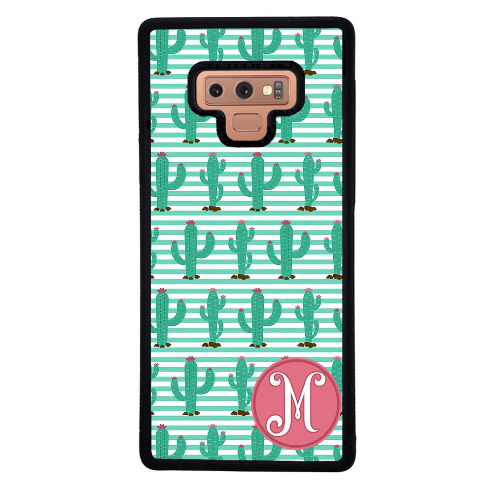 Cute Cactus Initial | Samsung Phone Case