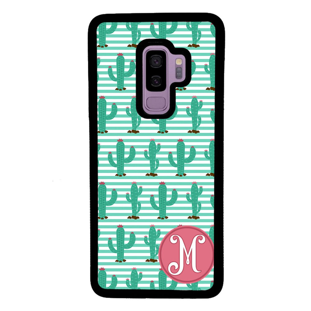 Cute Cactus Initial | Samsung Phone Case