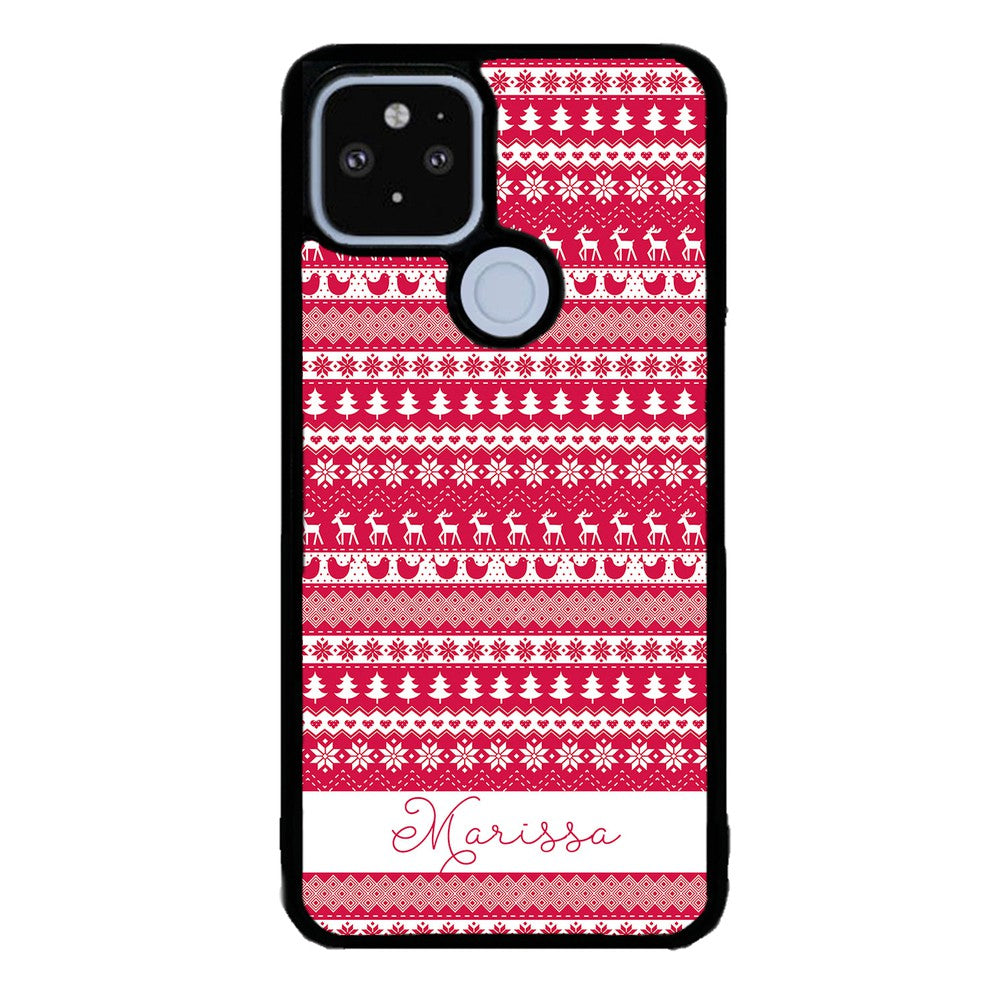 Christmas Sweater Personalized | Google Phone Case