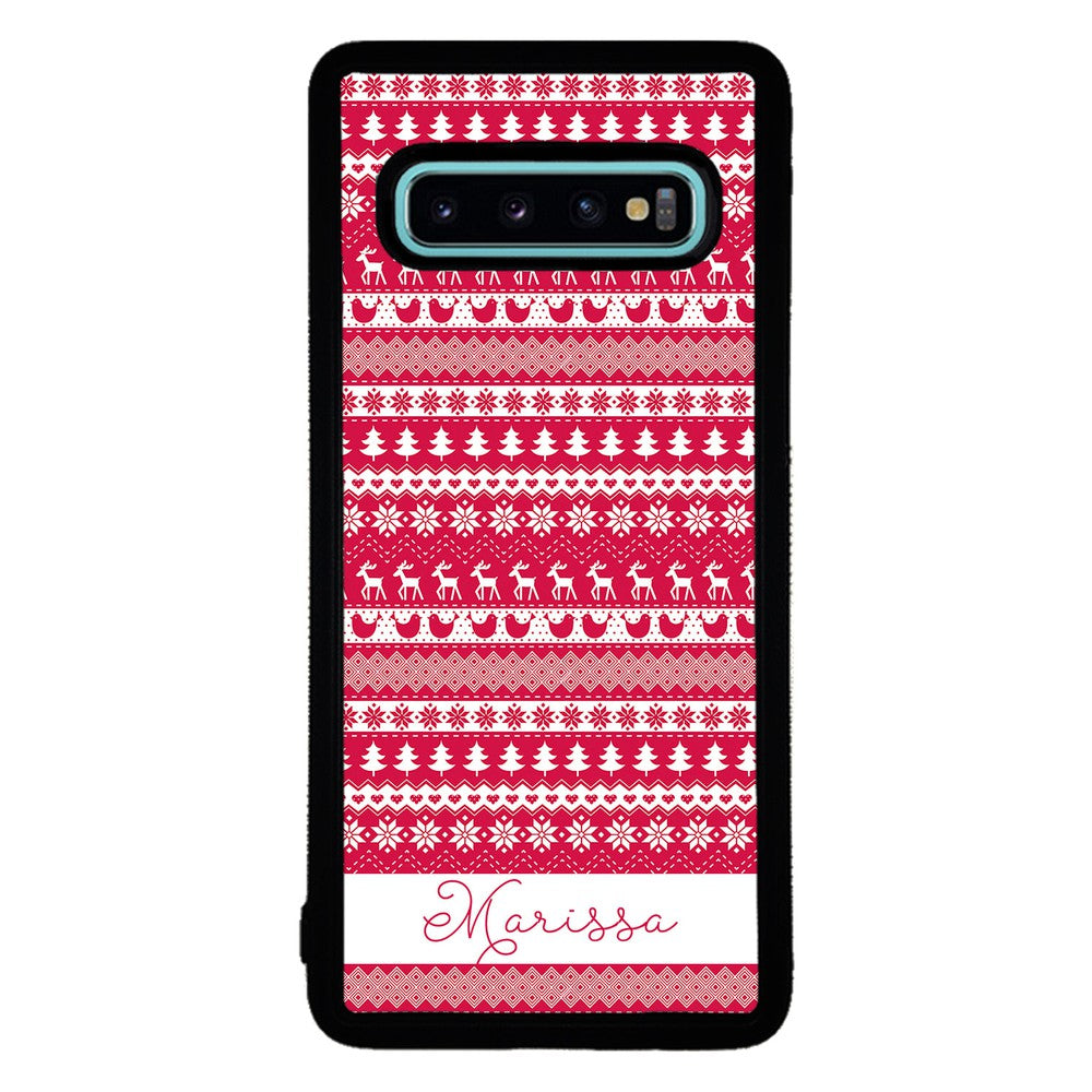 Christmas Sweater Personalized | Samsung Phone Case