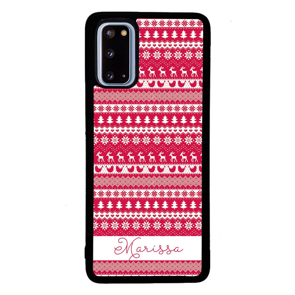 Christmas Sweater Personalized | Samsung Phone Case