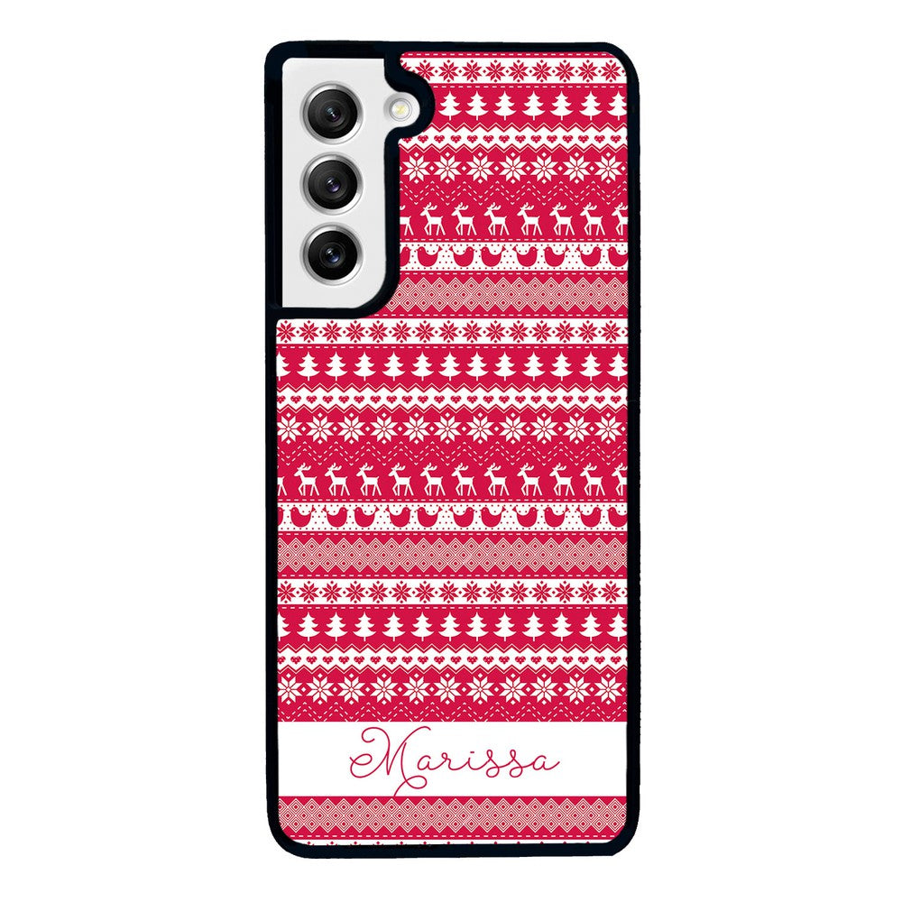 Christmas Sweater Personalized | Samsung Phone Case