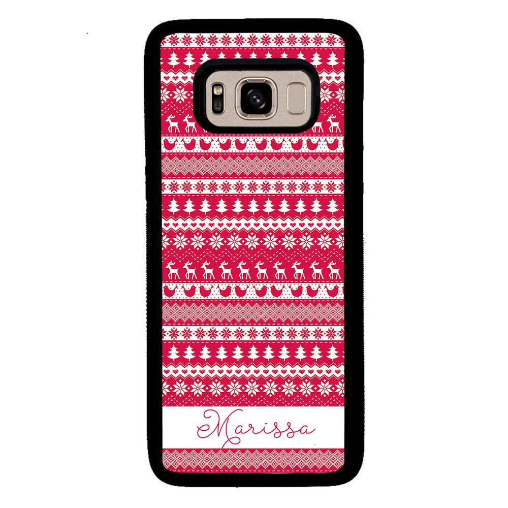 Christmas Sweater Personalized | Samsung Phone Case