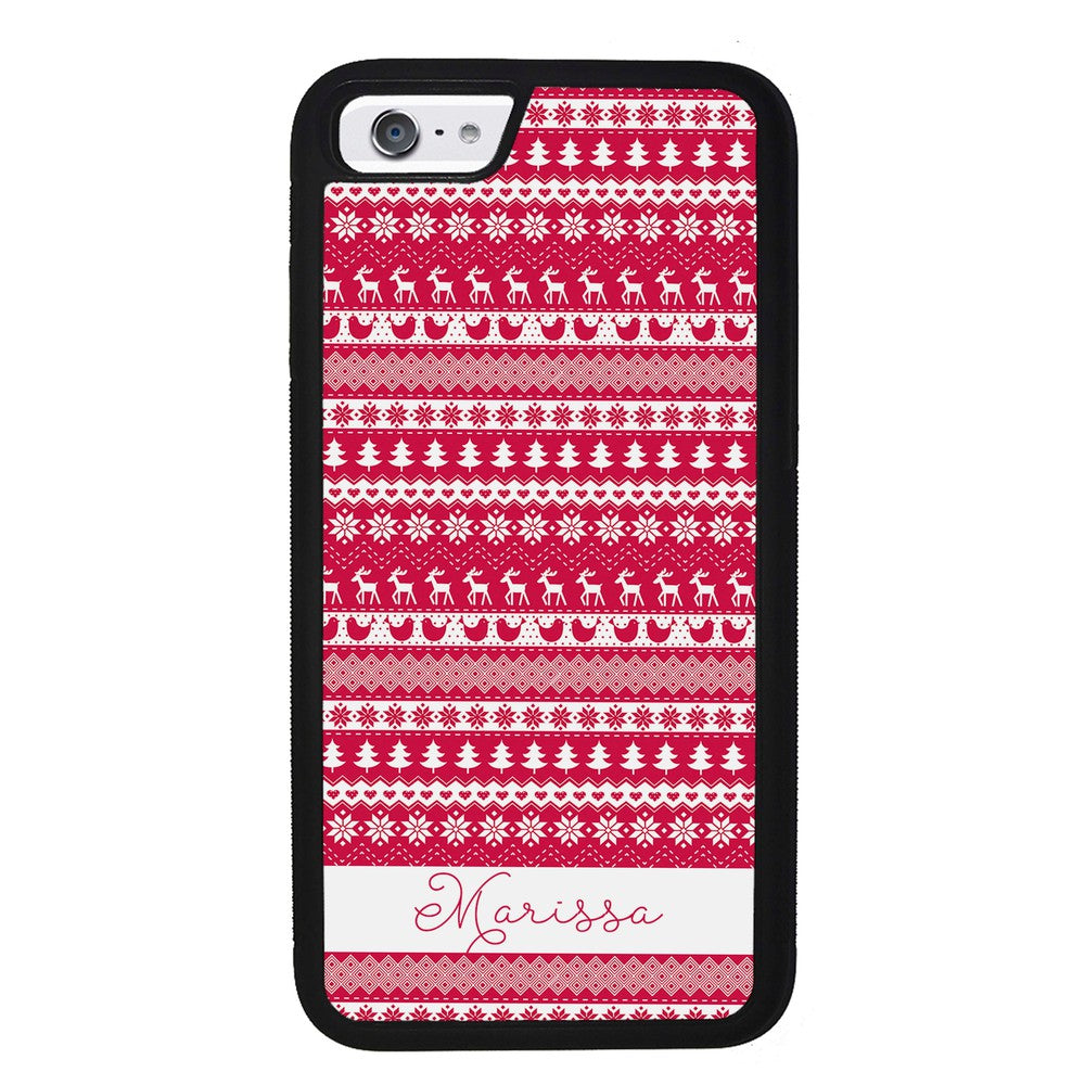 Christmas Sweater Personalized | Apple iPhone Case