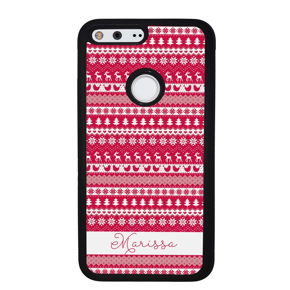 Christmas Sweater Personalized | Google Phone Case