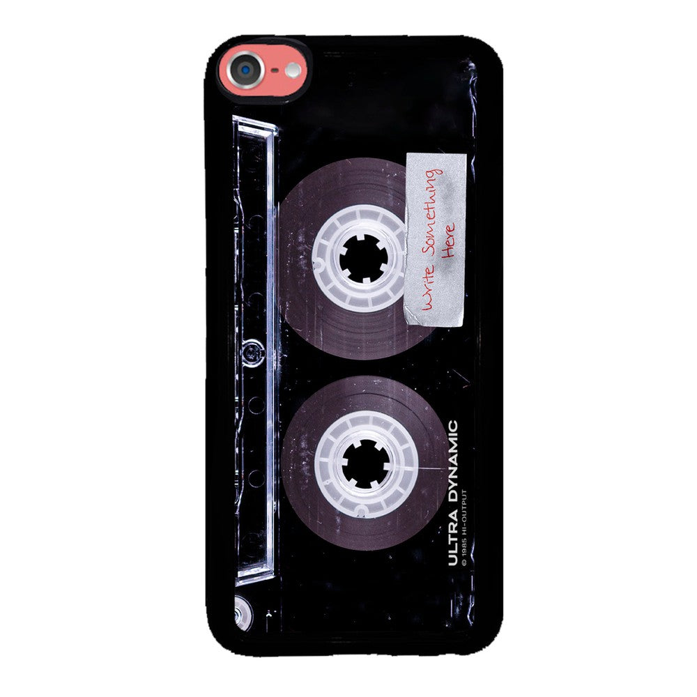 Clear Black Retro Cassette Tape Personalized | Apple iPhone Case