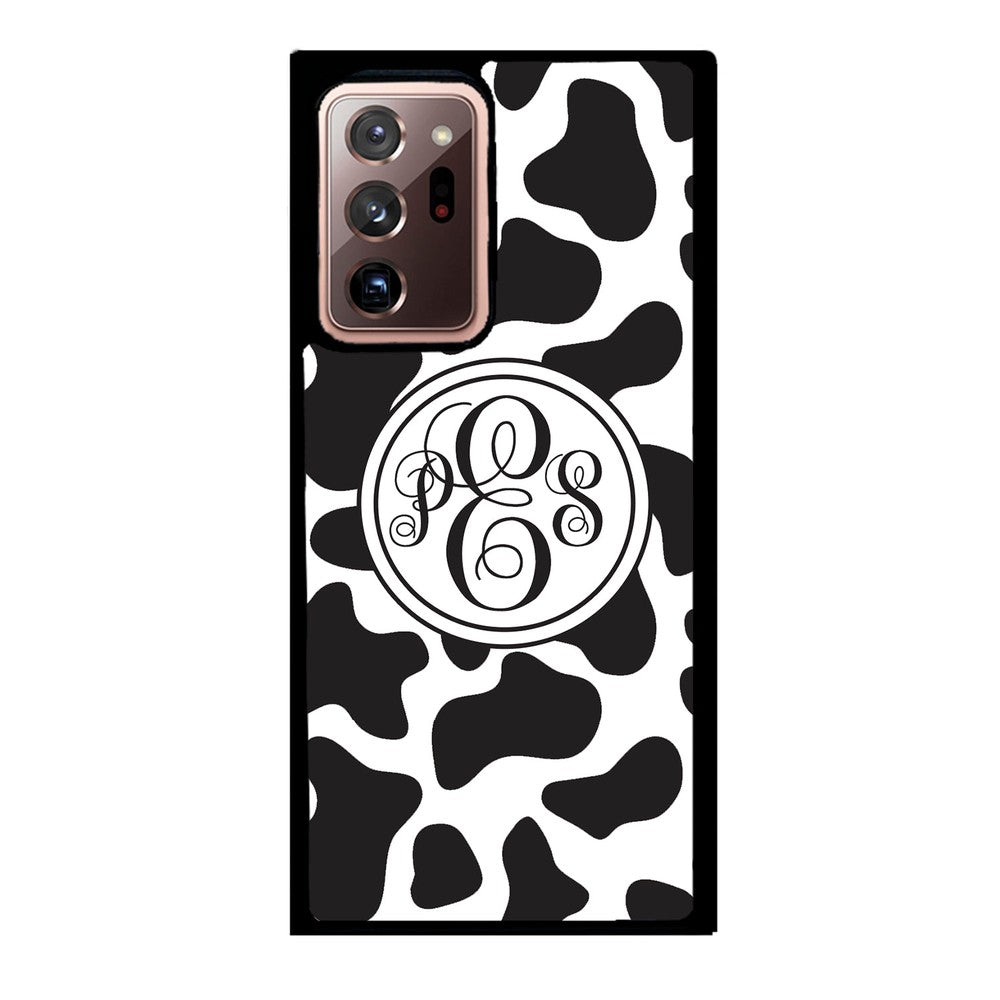 Cow Texture Monogram | Samsung Phone Case