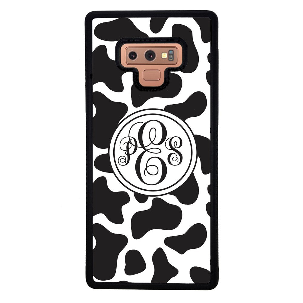 Cow Texture Monogram | Samsung Phone Case