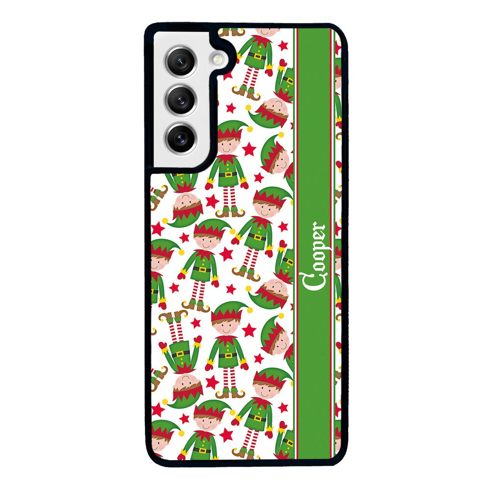 Funny Elf Christmas Workers Personalized | Samsung Phone Case