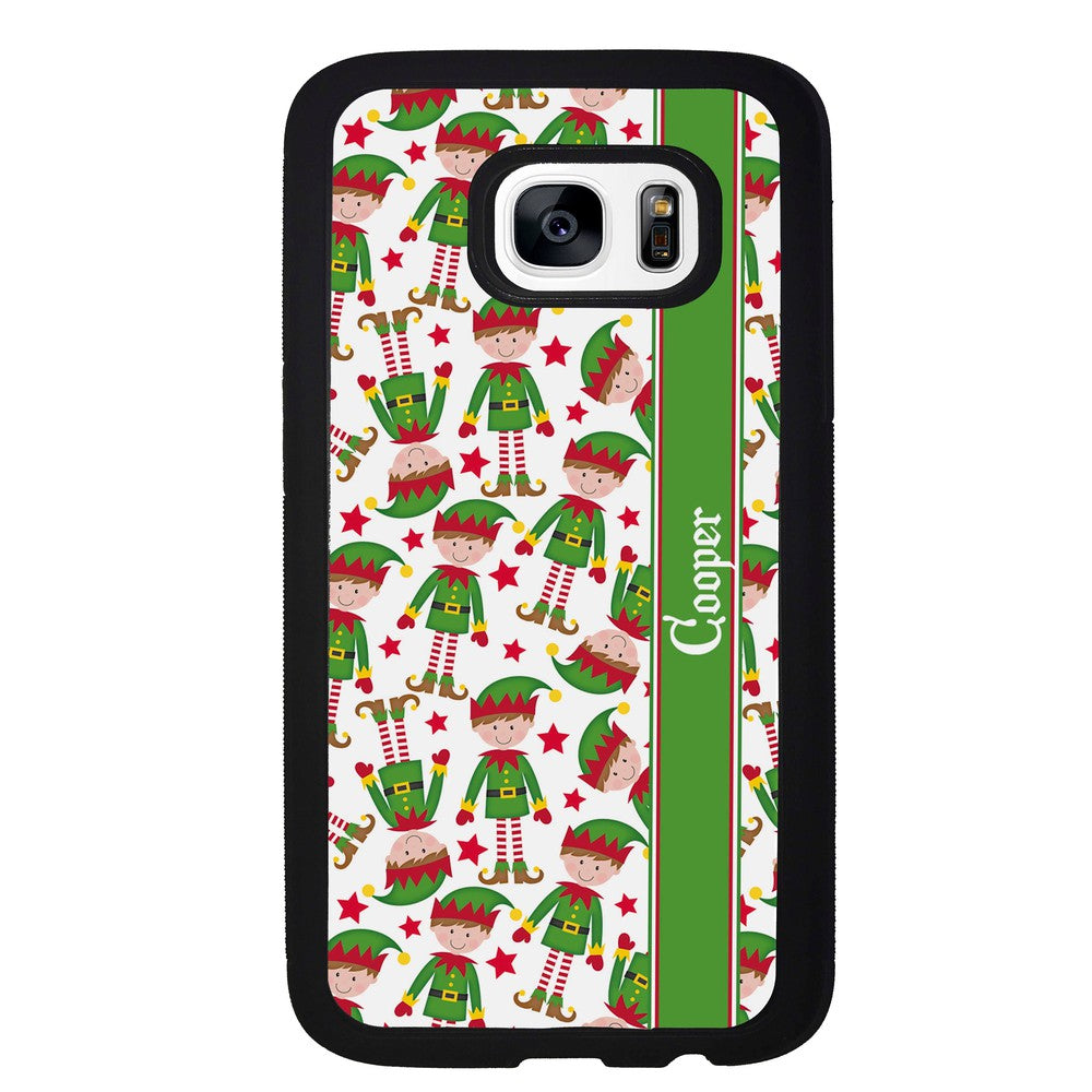 Funny Elf Christmas Workers Personalized | Samsung Phone Case