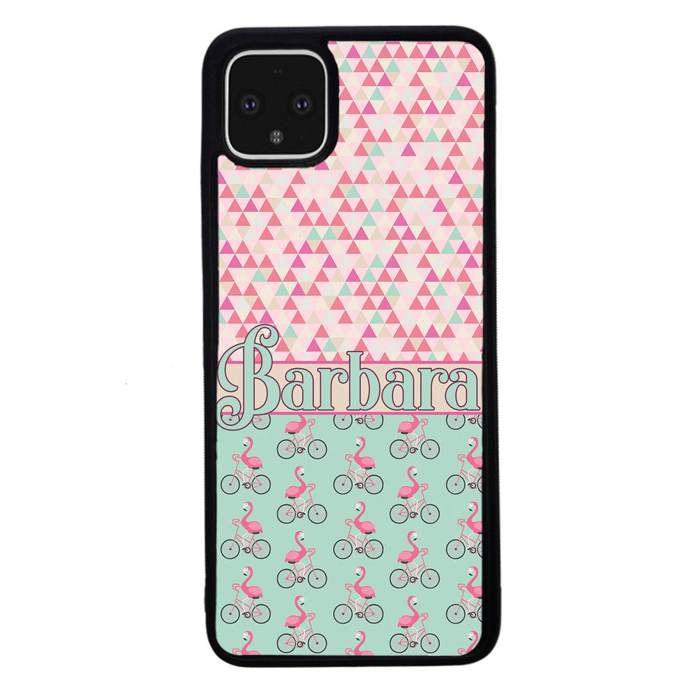 Flamingo's on Bicycle's Personalized | Google Phone Case
