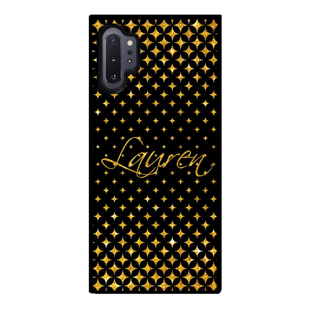 Golden Diamonds Personalized | Samsung Phone Case