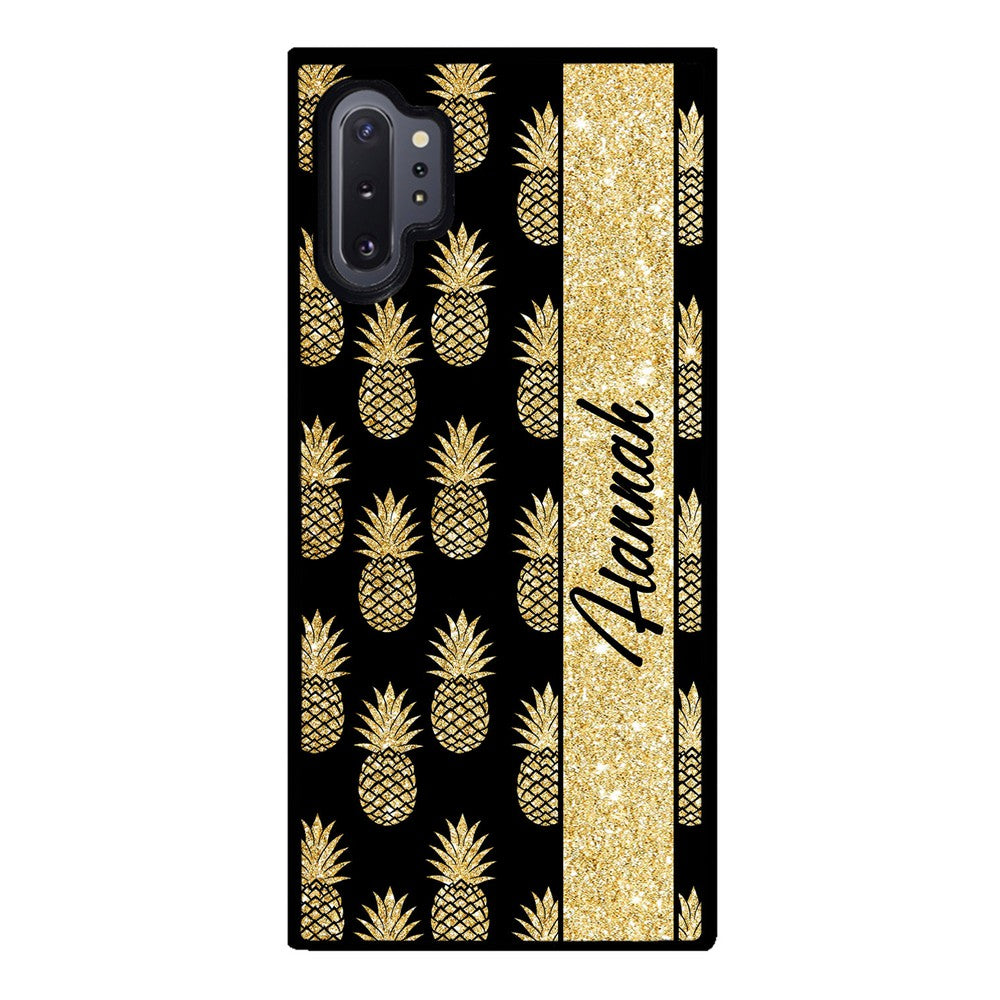 Golden Pineapples Personalized | Samsung Phone Case