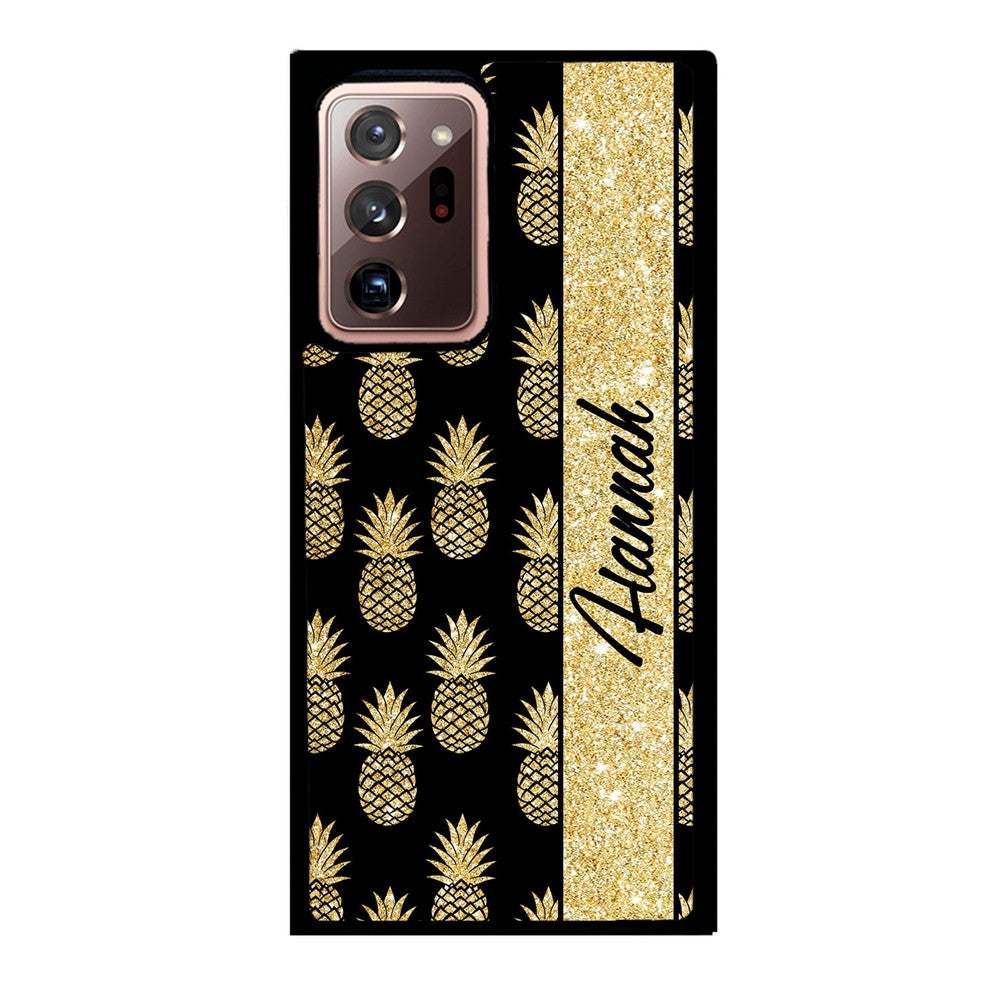 Golden Pineapples Personalized | Samsung Phone Case