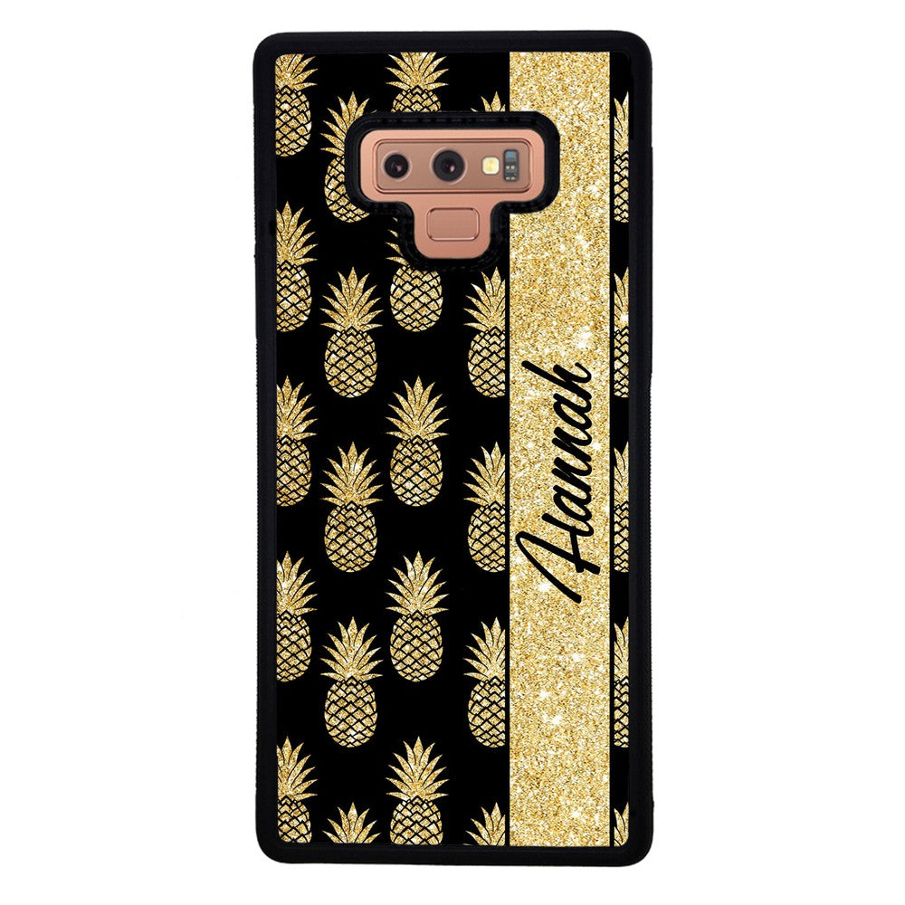 Golden Pineapples Personalized | Samsung Phone Case