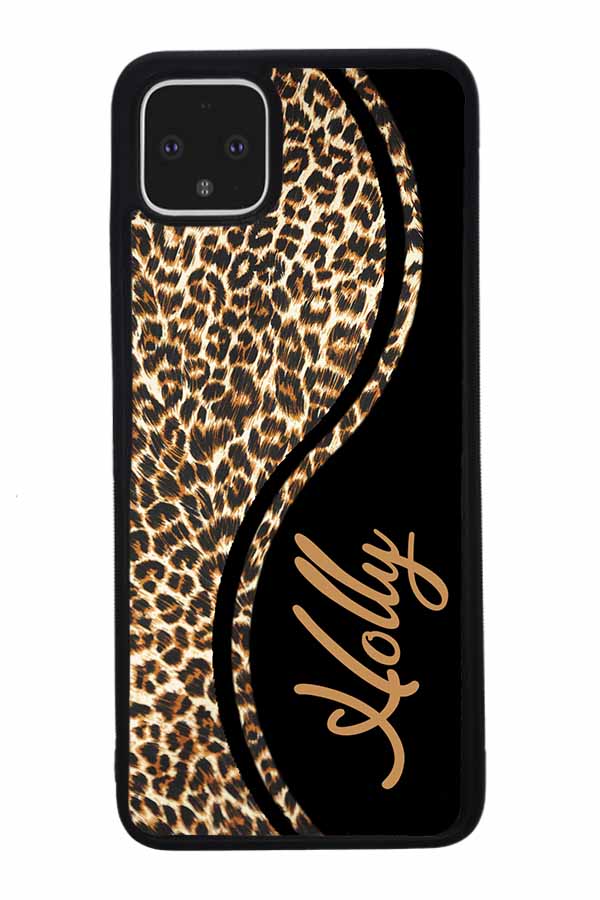 Leopard Curvy Personalized | Google Phone Case